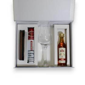 Romeo y Julieta Short Churchill Tubed Cigar & Hine Miniature Gift Box