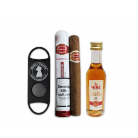 Romeo y Julieta No.3 & Hine Cigar Reserve XO Cognac Miniature Gift Box