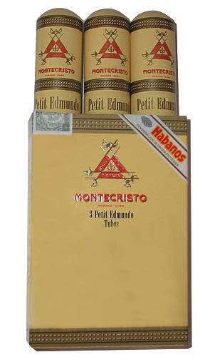 Montecristo Petit Edmundo Tubo - Pack of 3