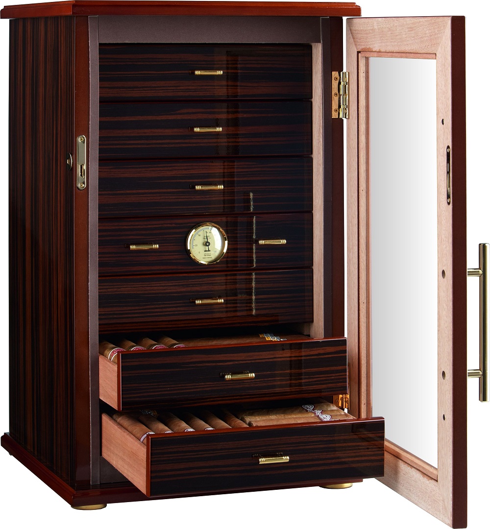 Adorini Chianti Grande Deluxe Cigar Humidor - 300 Cigar Capacity