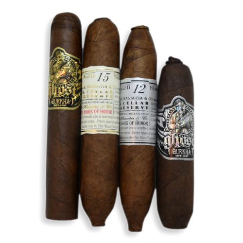 Gurkha Selection Sampler - 4 Cigars Gurkha Selection Sampler - 4 Cigars