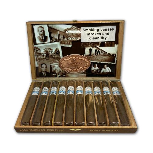 Casa Turrent 1880 Series Claro Double Robusto Cigar - Box of 10