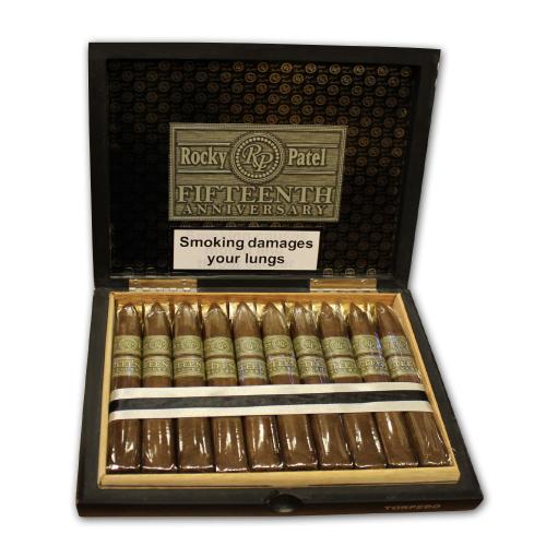 Rocky Patel 15th Anniversary Torpedo Cigar - Box of 20