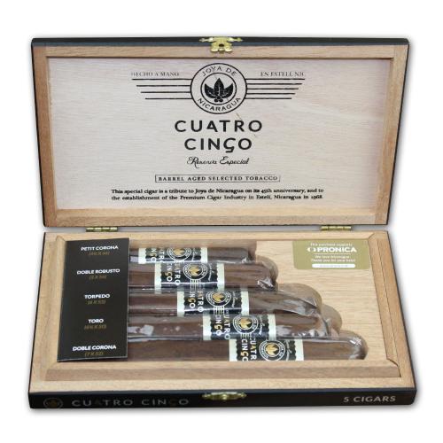 Joya de Nicaragua Cuatro Cinco Reserva Especial Cigar - 5\'s