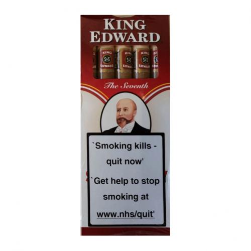King Edward Wood Tipped Ruby Cigars - Pack of 5