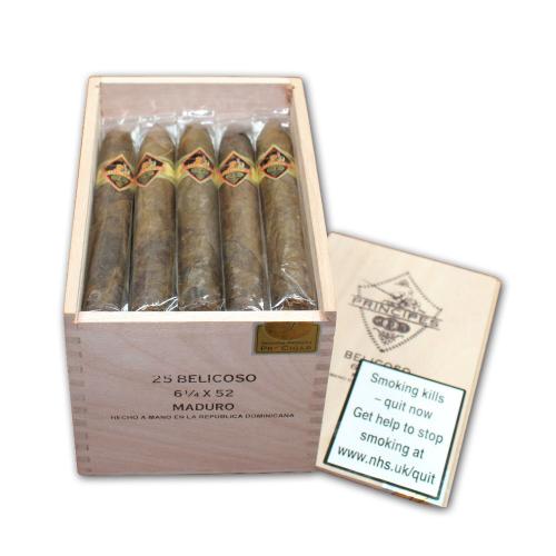 Principes Belicoso Maduro Cigar - Box of 25