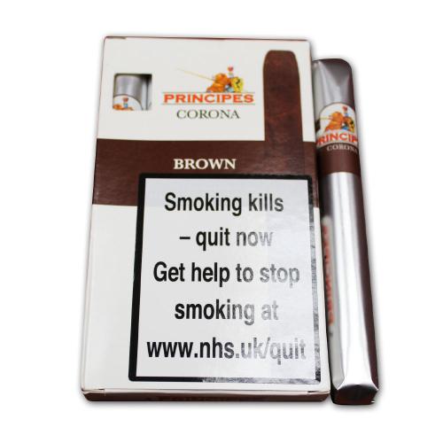 La Aurora Principes Corona Brown Cigar - Pack of 5