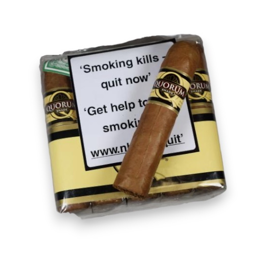 Quorum Shade Grown Short Robusto Cigar - Bundle of 10
