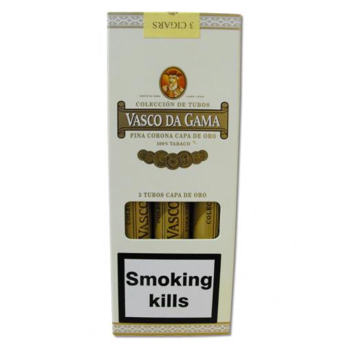 Vasco Da Gama Capa de Oro Corona Tubed Cigar - 3\'s