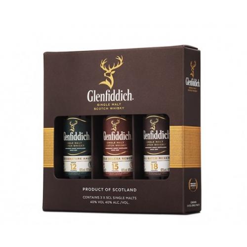 Glenfiddich 5cl Triple Pack
