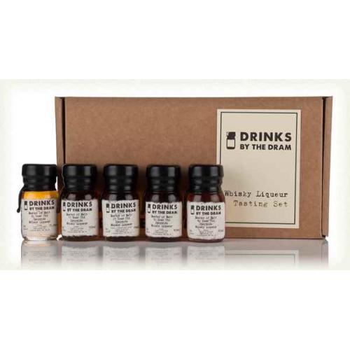 Drinks by the Dram Whisky Liqueur Tasting Set - 5 x 3cl