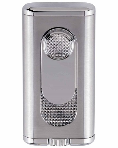 Xikar Verano Flat Flame Lighter - Silver