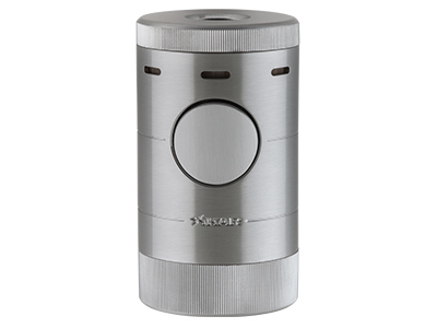 Xikar Volta Tabletop Quad Burner Jet Lighter - Silver