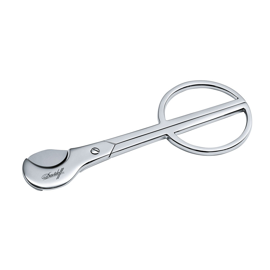 Davidoff Stainless Steel Large Scissors Cigar Cutter