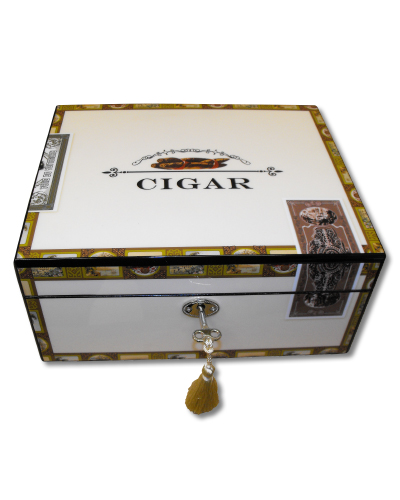 Angelo Cigar Box Humidor – 60 Cigar capacity