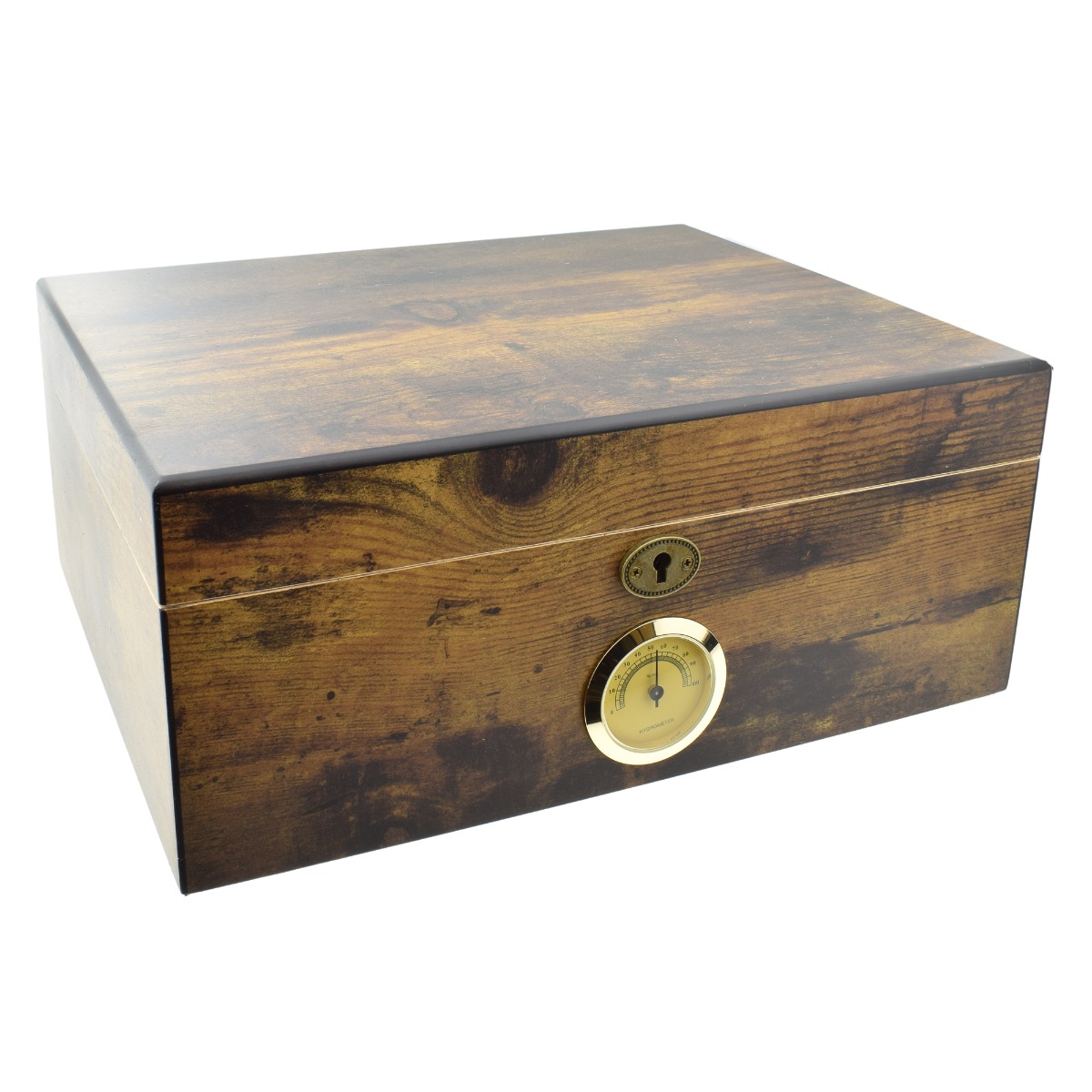 Angelo Vintage Humidor with Lock - 50 Cigar