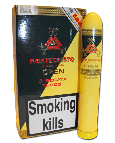 Montecristo Open Regata Tubed- Pack of 3