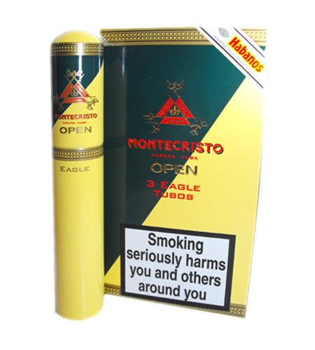 Montecristo Open Eagle Tube - Pack of 3