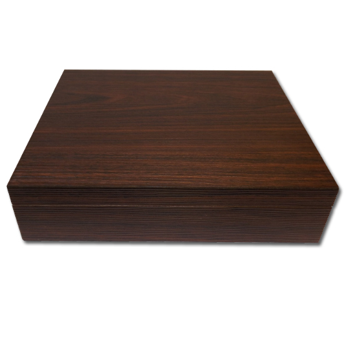 Walnut Veneer Humidor - 15 Cigar Capacity– 15 Cigar Capacity