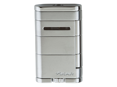 Xikar Allume Single Jet Lighter - Silver