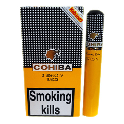 Cohiba Siglo IV Tubo Pack of 3