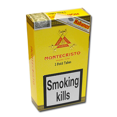 Montecristo Petit Tubos - Pack of 3