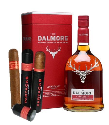 Dalmore Cigar Malt and Partagas Serie D No 4 Tubo Pairing Sampler