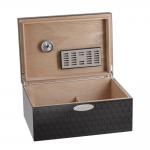 ST Dupont - Black Firehead Wood & Mahogany Humidor - 75 Capacity