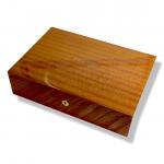 Cigarism Piano Finish Cedar Lined Humidor - Sapele - 30 Cigar Capacity