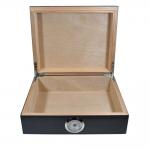 Windsor Carbon Gloss Finish Humidor - 20 Capacity