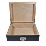 Windsor Carbon Gloss Finish Humidor - 20 Capacity