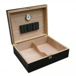 Prestige Golf Scene Humidor with Lock and Key Set - 75 Cigar Capacity