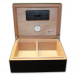 Gentili Giovani Cigar Humidor - Matt Black - 50 Capacity