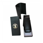 Simply Cigars Three Robusto Cigar Leather Case - Black