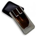 ST Dupont Leather Triple Cigar Case Metal Base - Black