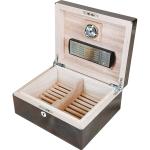Arundel English Burl Walnut Veneer Humidor 30 Cigars