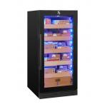 Swisscave Premium Cigar Cabinet Black Climate Controlled Humidor - 1800 Capacity
