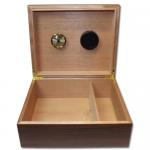 Walnut Veneer Humidor – 25 Cigar Capacity