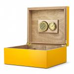 Che Humidor Yellow - 40 Cigar Capacity