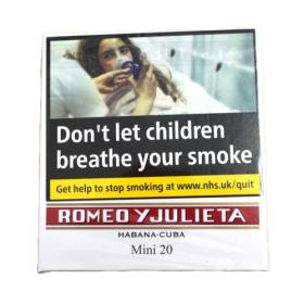 Romeo y Julieta Mini Cigarillos – Pack of 20