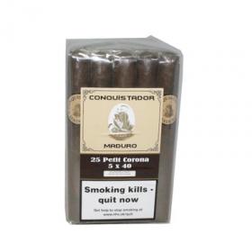 Conquistador Petit Corona Maduro Cigar - Bundle of 25