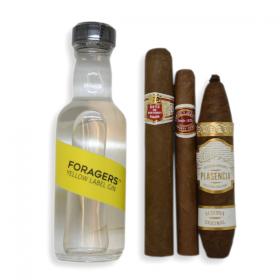 Foragers Yellow Label Gin & Light Cigars Selection
