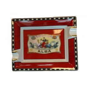 Elie Bleu Porcelain Cigar Ashtray - Alba Red