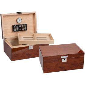 Prestige Princeton Bubinga Humidor - 130 Cigar Capacity