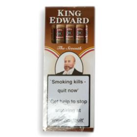 King Edward Wood Tipped Amber Cigars - Pack of 5