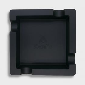 Mantis Flex Silicone Classic Black Cigar Ashtray - 4 Cigar Rest