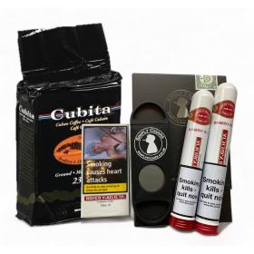 Cubita Coffee & Romeo y Julieta Gift Pack Cigar Sampler