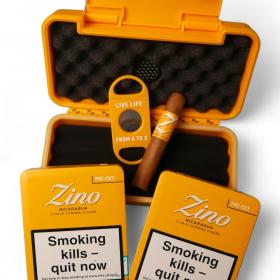 Zino Nicaragua Half Corona Cigar Travel Sampler - 10 Cigars, Case & Cutter