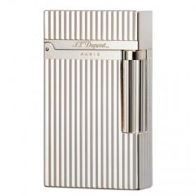 ST Dupont Lighter - Ligne 2 - Silver Vertical Lines