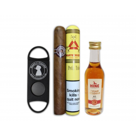 Montecristo & Hine Cigar Reserve XO Cognac Miniature